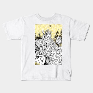 The Empress - A Geometric Tarot Print Kids T-Shirt